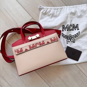 NWT ✨ MCM Mini Milano Tote Crossbody bag